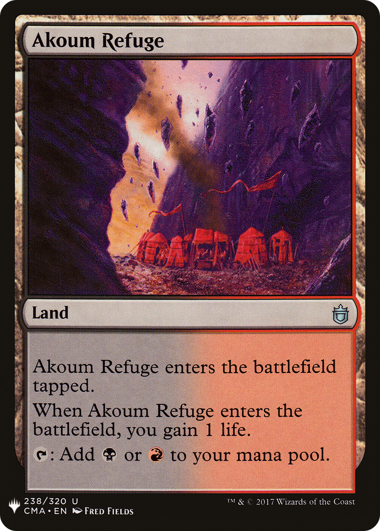 Akoum Refuge (MB1-1651) - Mystery Booster - Premium MTG Single from Wizards of the Coast - Just $0.25! Shop now at Game Crave Tournament Store