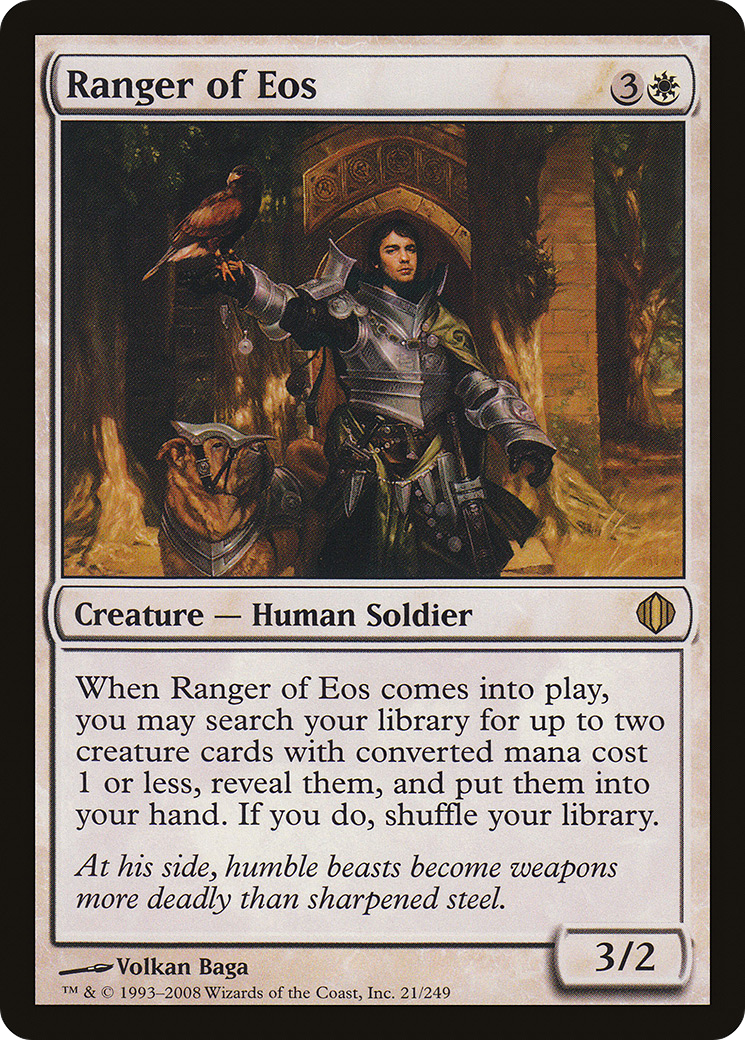 Ranger of Eos (ALA-021) - Shards of Alara Foil - Premium MTG Single from Wizards of the Coast - Just $6.37! Shop now at Game Crave Tournament Store