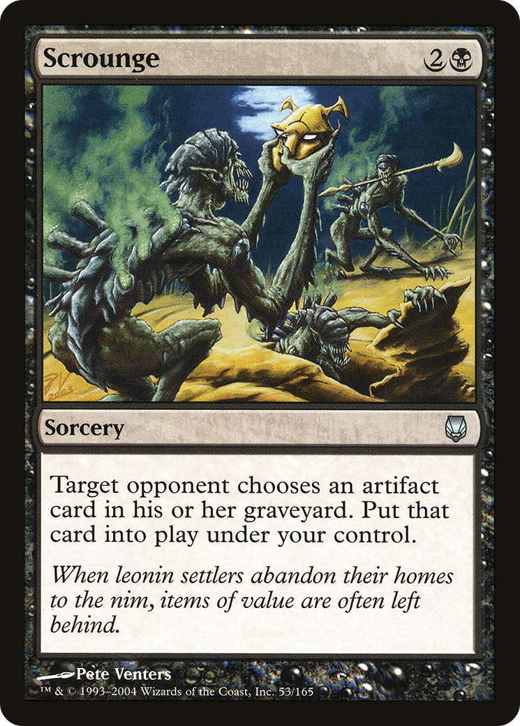 Scrounge (DST-053) - Darksteel - Premium MTG Single from Wizards of the Coast - Just $0.25! Shop now at Game Crave Tournament Store