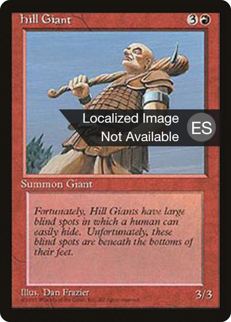 Hill Giant (4BB-201) - Fourth Edition Foreign Black Border - Premium MTG Single from Wizards of the Coast - Just $0.32! Shop now at Game Crave Tournament Store