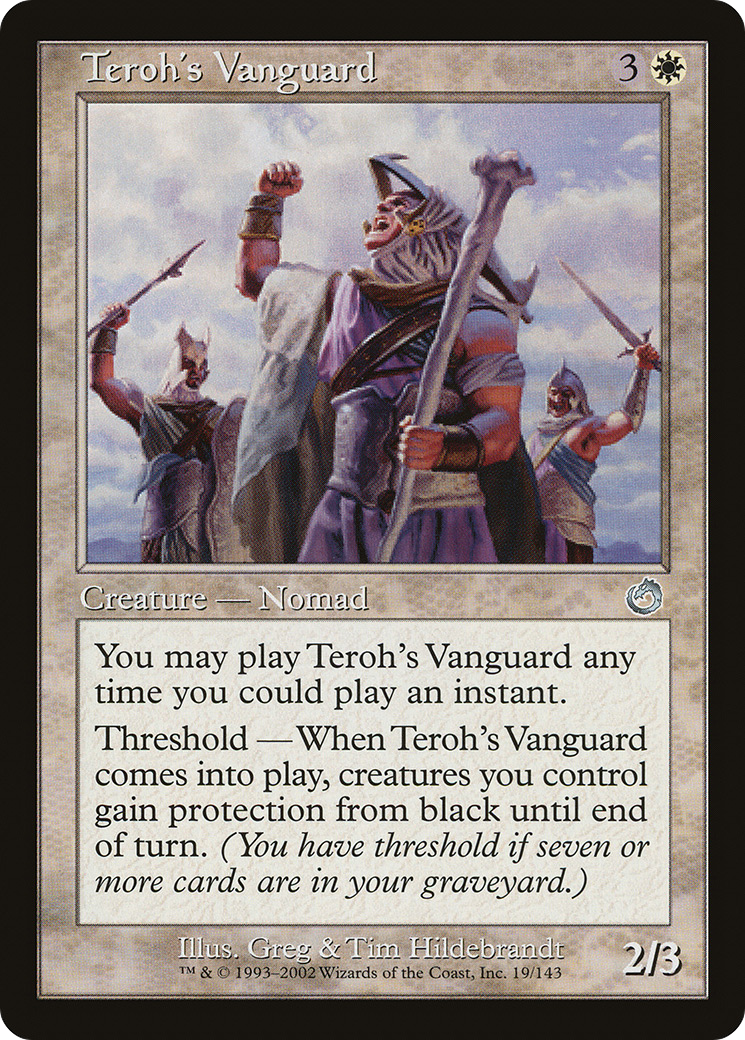 Teroh's Vanguard (TOR-019) - Torment - Premium MTG Single from Wizards of the Coast - Just $0.25! Shop now at Game Crave Tournament Store