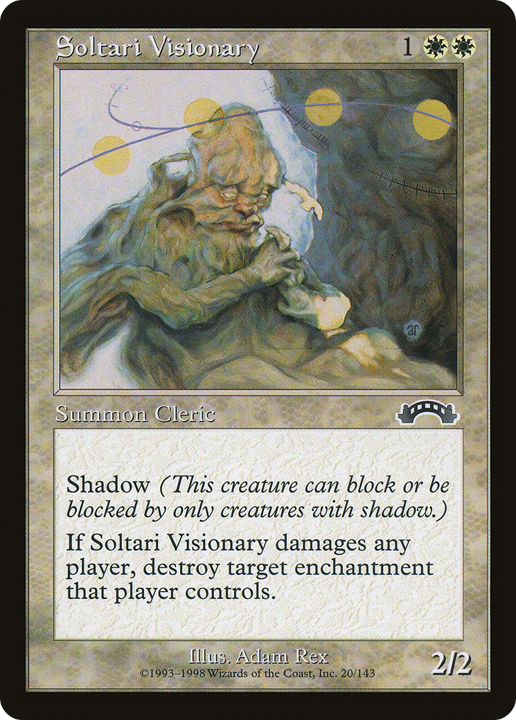 Soltari Visionary (EXO-020) - Exodus - Premium MTG Single from Wizards of the Coast - Just $0.26! Shop now at Game Crave Tournament Store