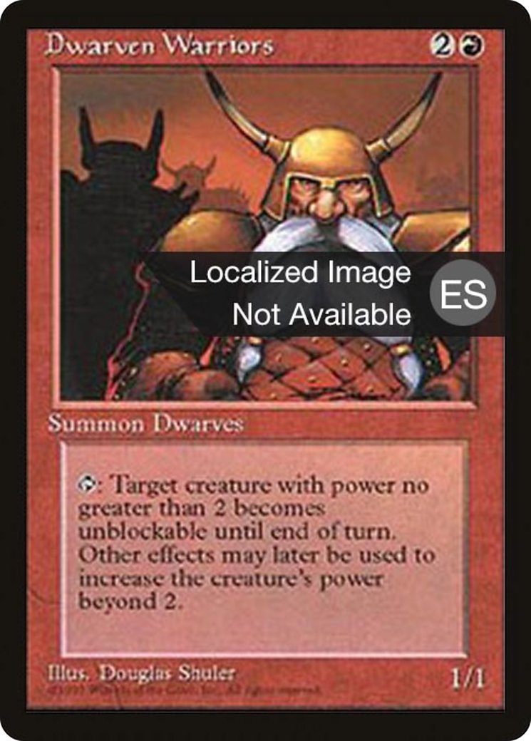 Dwarven Warriors (4BB-187) - Fourth Edition Foreign Black Border - Premium MTG Single from Wizards of the Coast - Just $1.59! Shop now at Game Crave Tournament Store