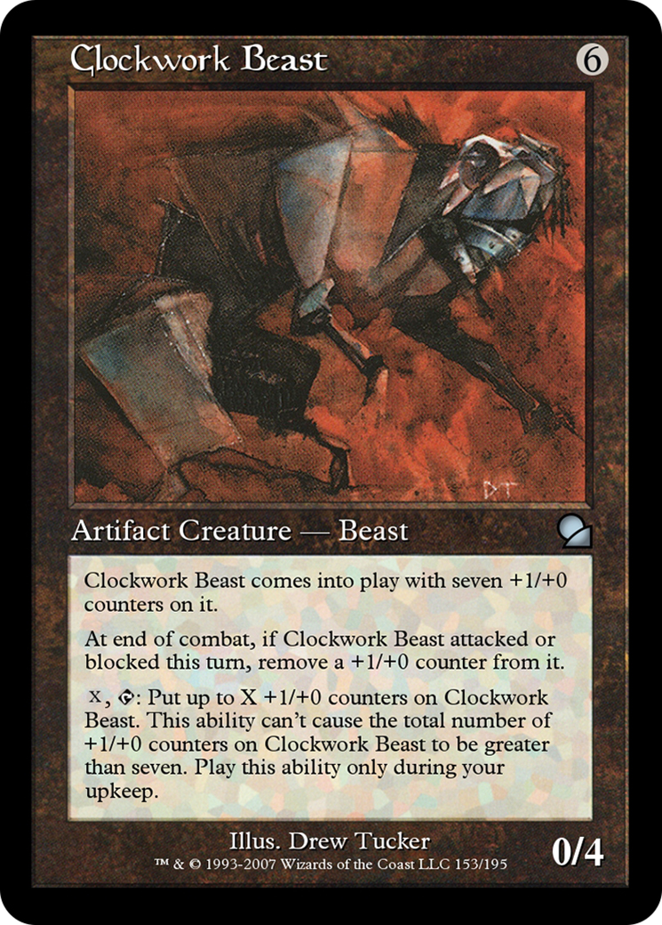 Clockwork Beast (ME1-153) - Masters Edition - Premium MTG Single from Wizards of the Coast - Just $0! Shop now at Game Crave Tournament Store
