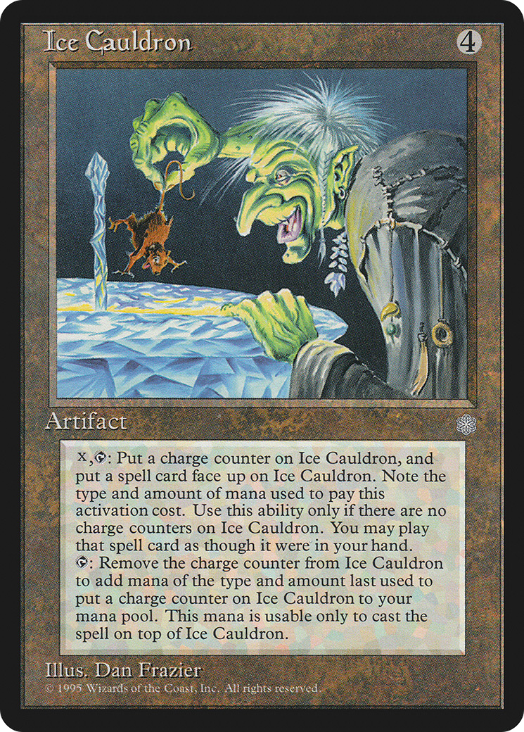 Ice Cauldron (ICE-321) - Ice Age - Premium MTG Single from Wizards of the Coast - Just $1.38! Shop now at Game Crave Tournament Store
