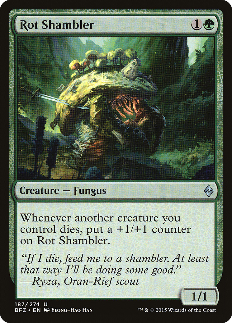 Rot Shambler (BFZ-187) - Battle for Zendikar - Premium MTG Single from Wizards of the Coast - Just $0.25! Shop now at Game Crave Tournament Store