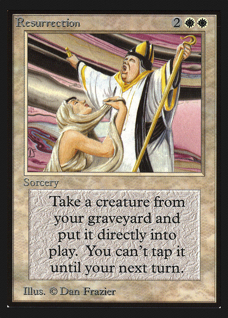 Resurrection (CEI-035) - Intl. Collectors' Edition - Premium MTG Single from Wizards of the Coast - Just $3.38! Shop now at Game Crave Tournament Store