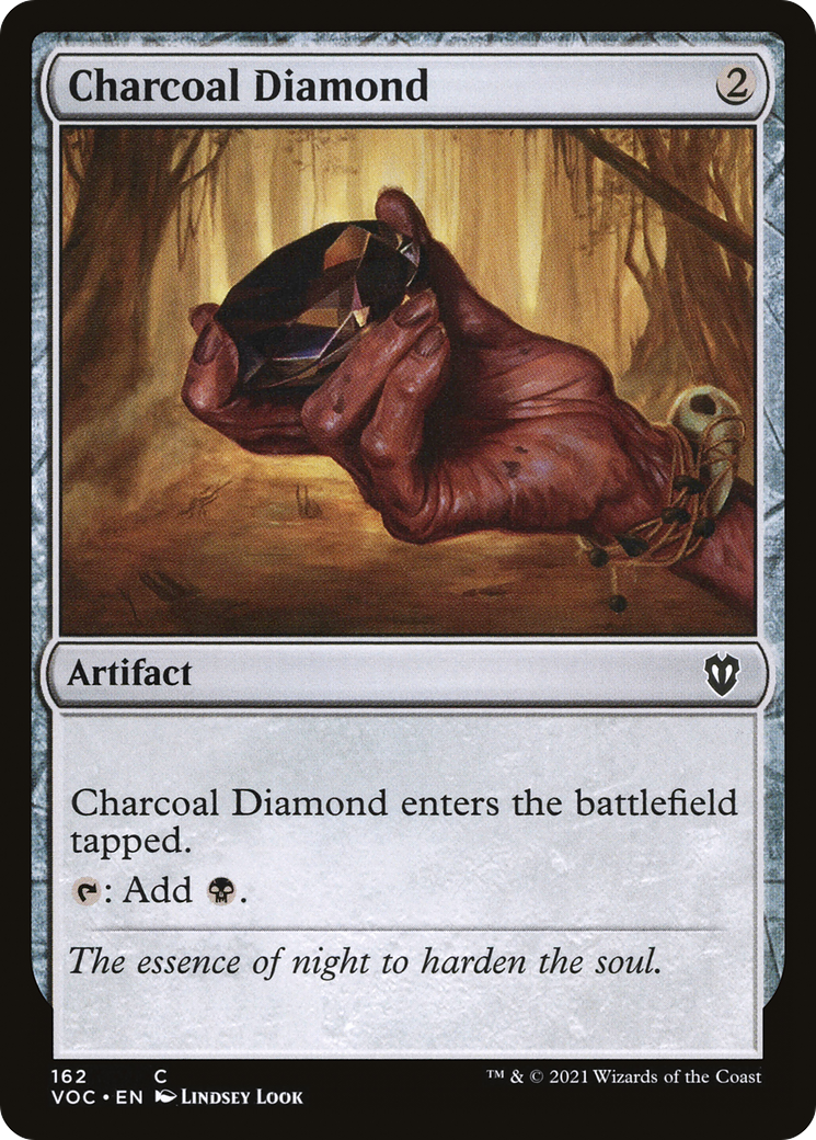 Charcoal Diamond (VOC-162) - Crimson Vow Commander - Premium MTG Single from Wizards of the Coast - Just $0.08! Shop now at Game Crave Tournament Store