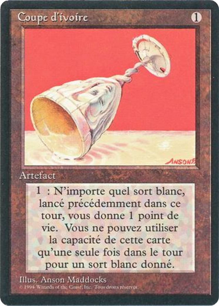 Ivory Cup (FBB-253) - Foreign Black Border - Premium MTG Single from Wizards of the Coast - Just $1.60! Shop now at Game Crave Tournament Store