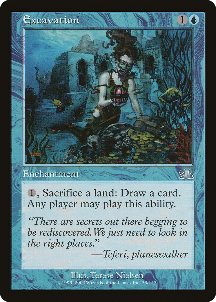 Excavation (PCY-033) - Prophecy Foil - Premium MTG Single from Wizards of the Coast - Just $10.40! Shop now at Game Crave Tournament Store