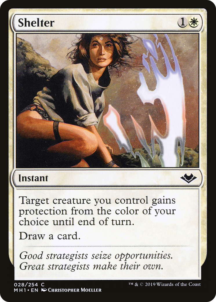 Shelter (MH1-028) - Modern Horizons - Premium MTG Single from Wizards of the Coast - Just $0.08! Shop now at Game Crave Tournament Store