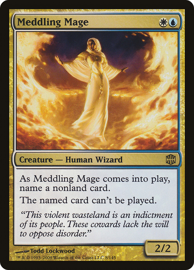 Meddling Mage (ARB-008) - Alara Reborn - Premium MTG Single from Wizards of the Coast - Just $0.20! Shop now at Game Crave Tournament Store