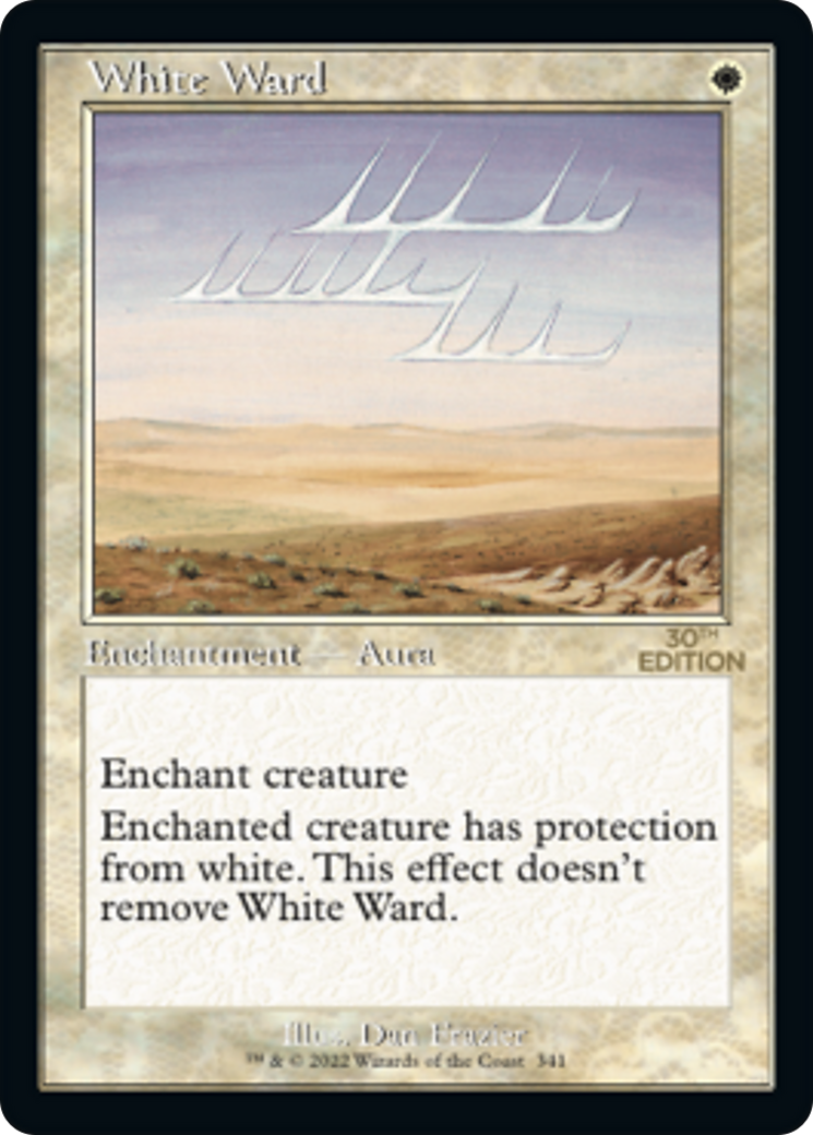 White Ward (30A-341) - 30th Anniversary Edition - Premium MTG Single from Wizards of the Coast - Just $0.12! Shop now at Game Crave Tournament Store