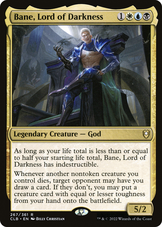 Bane, Lord of Darkness (CLB-267) - Commander Legends: Battle for Baldur's Gate - Premium MTG Single from Wizards of the Coast - Just $0.08! Shop now at Game Crave Tournament Store