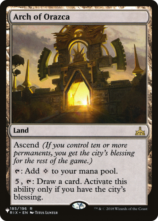 Arch of Orazca (PAGL-051) - Angels: They're Just Like Us but Cooler and with Wings - Premium MTG Single from Wizards of the Coast - Just $0.08! Shop now at Game Crave Tournament Store