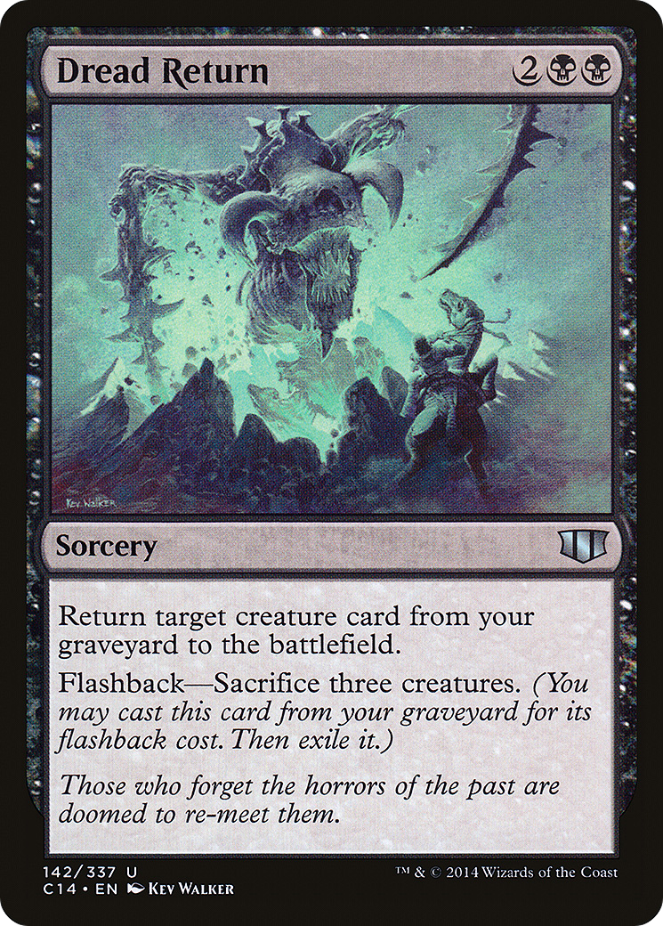 Dread Return (C14-142) - Commander 2014 - Premium MTG Single from Wizards of the Coast - Just $0.08! Shop now at Game Crave Tournament Store