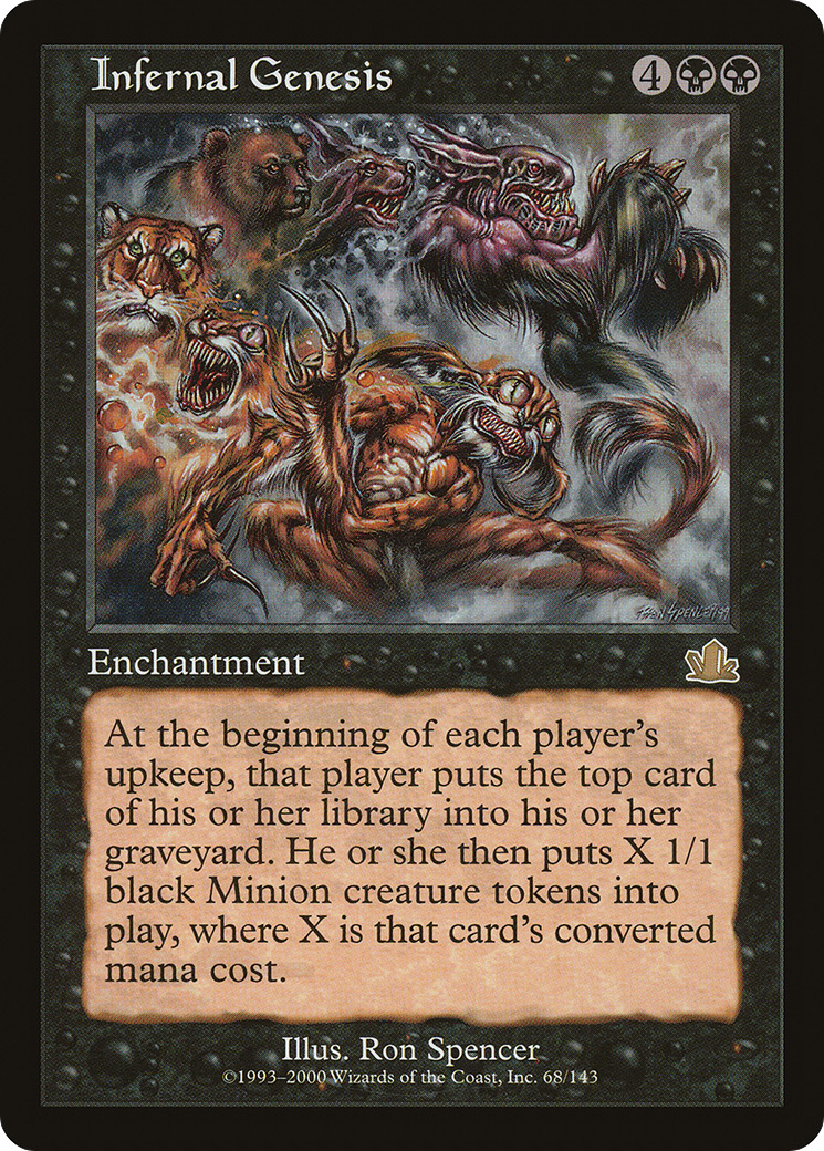 Infernal Genesis (PCY-068) - Prophecy - Premium MTG Single from Wizards of the Coast - Just $0.63! Shop now at Game Crave Tournament Store
