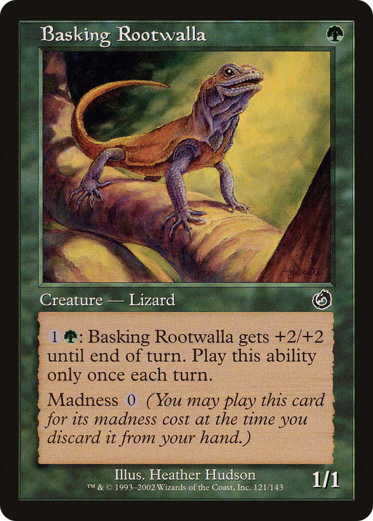 Basking Rootwalla (TOR-121) - Torment - Premium MTG Single from Wizards of the Coast - Just $0.08! Shop now at Game Crave Tournament Store