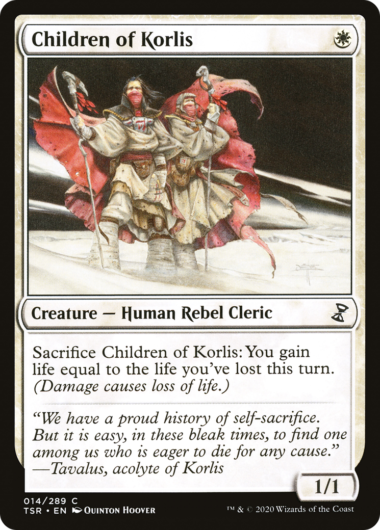 Children of Korlis (TSR-014) - Time Spiral Remastered - Premium MTG Single from Wizards of the Coast - Just $0.08! Shop now at Game Crave Tournament Store