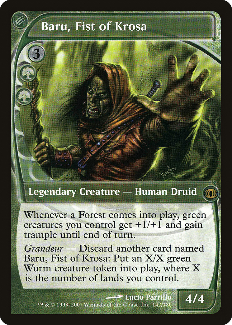 Baru, Fist of Krosa (FUT-142) - Future Sight - Premium MTG Single from Wizards of the Coast - Just $0.20! Shop now at Game Crave Tournament Store