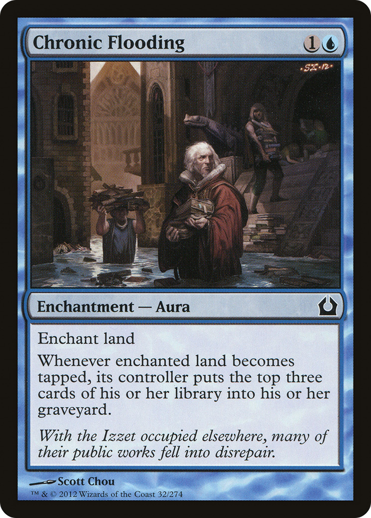 Chronic Flooding (RTR-032) - Return to Ravnica Foil - Premium MTG Single from Wizards of the Coast - Just $0.82! Shop now at Game Crave Tournament Store