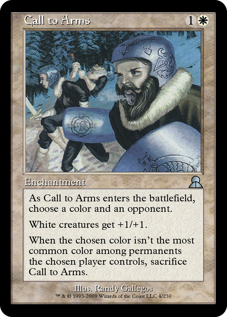Call to Arms (ME3-004) - Masters Edition III Foil - Premium MTG Single from Wizards of the Coast - Just $0! Shop now at Game Crave Tournament Store