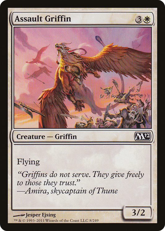 Assault Griffin (M12-008) - Magic 2012 - Premium MTG Single from Wizards of the Coast - Just $0.08! Shop now at Game Crave Tournament Store