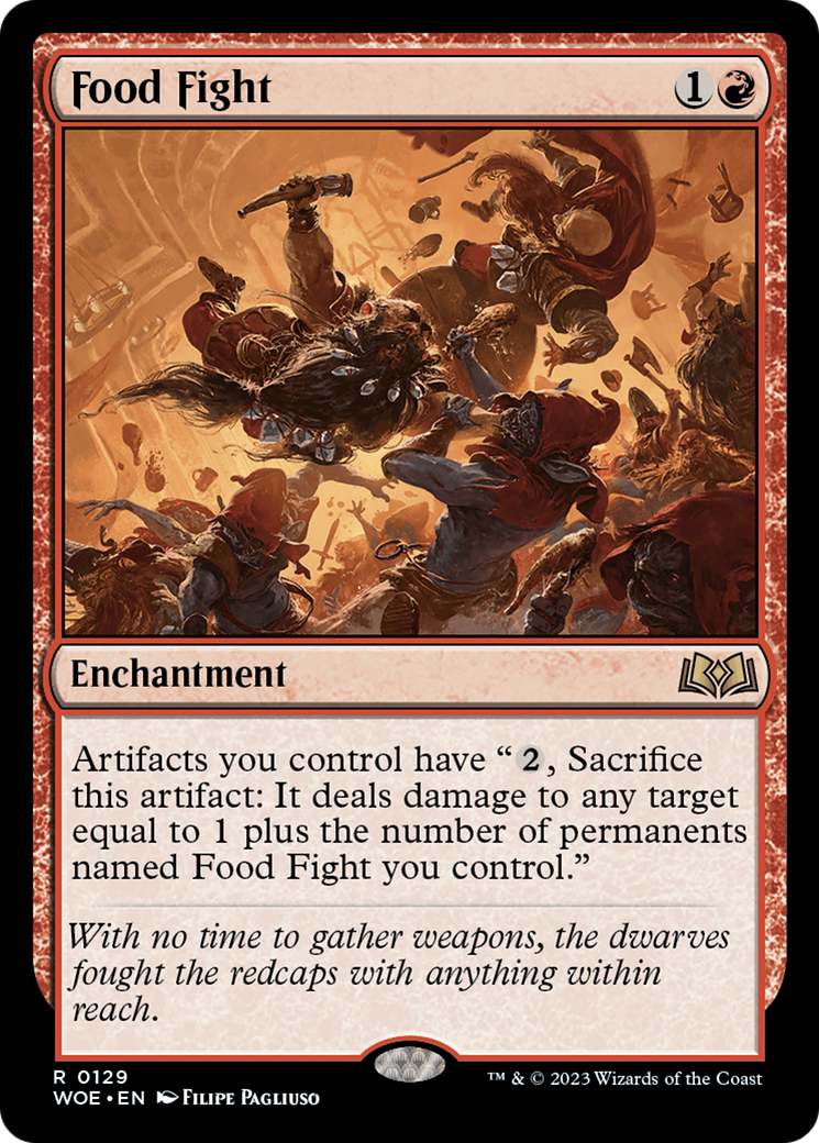 Food Fight (WOE-129) - Wilds of Eldraine - Premium MTG Single from Wizards of the Coast - Just $0.08! Shop now at Game Crave Tournament Store