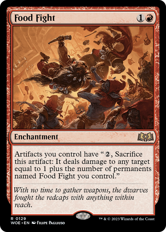 Food Fight (WOE-129) - Wilds of Eldraine - Premium MTG Single from Wizards of the Coast - Just $0.08! Shop now at Game Crave Tournament Store