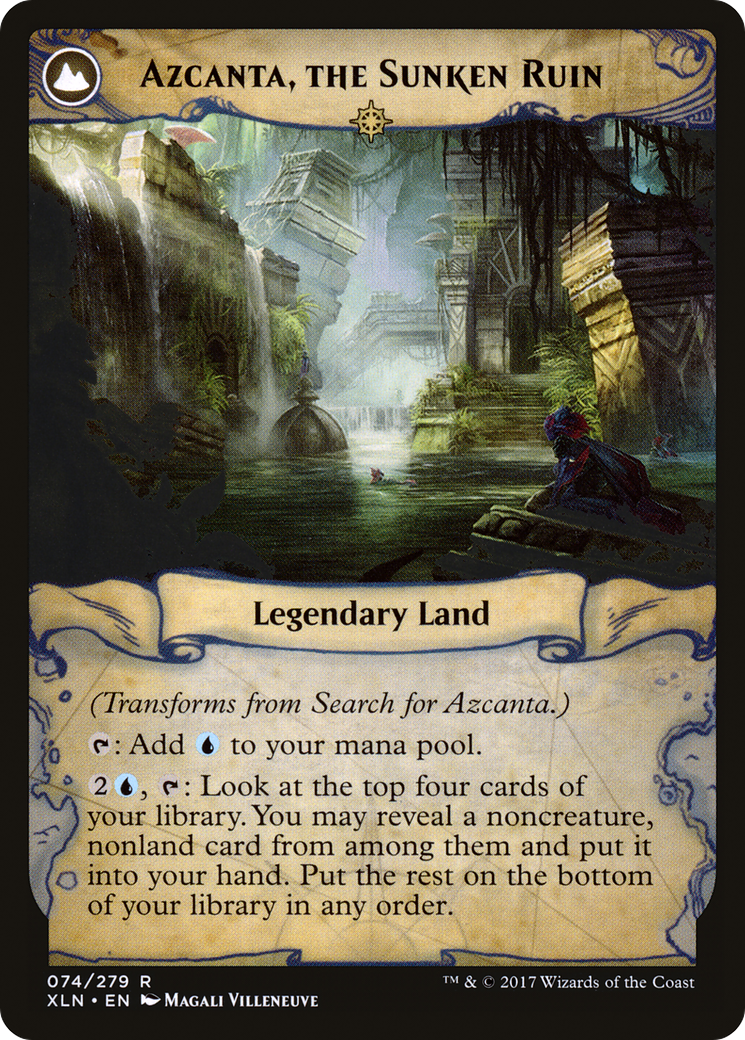 Search for Azcanta // Azcanta, the Sunken Ruin (XLN-074) - Ixalan: (compasslanddfc) Foil - Premium MTG Single from Wizards of the Coast - Just $3.09! Shop now at Game Crave Tournament Store