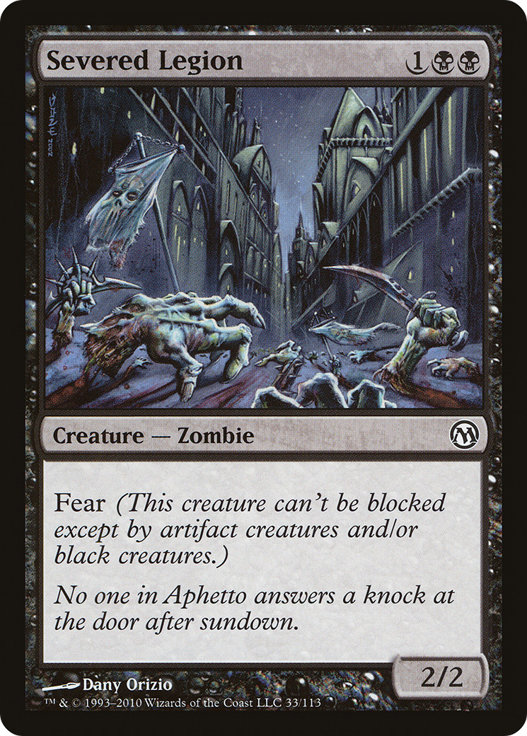 Severed Legion (DPA-033) - Duels of the Planeswalkers - Premium MTG Single from Wizards of the Coast - Just $0.25! Shop now at Game Crave Tournament Store