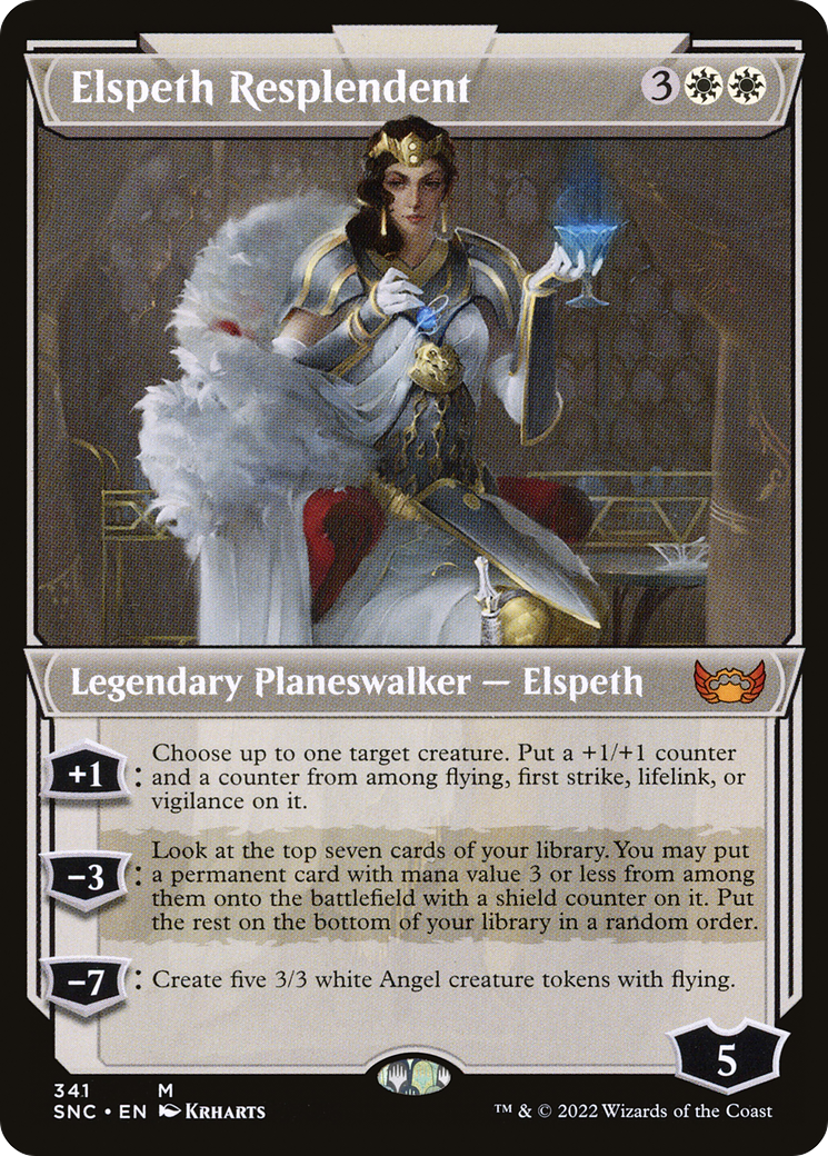 Elspeth Resplendent (SNC-341) - Streets of New Capenna: (Showcase) Foil - Premium MTG Single from Wizards of the Coast - Just $4.35! Shop now at Game Crave Tournament Store