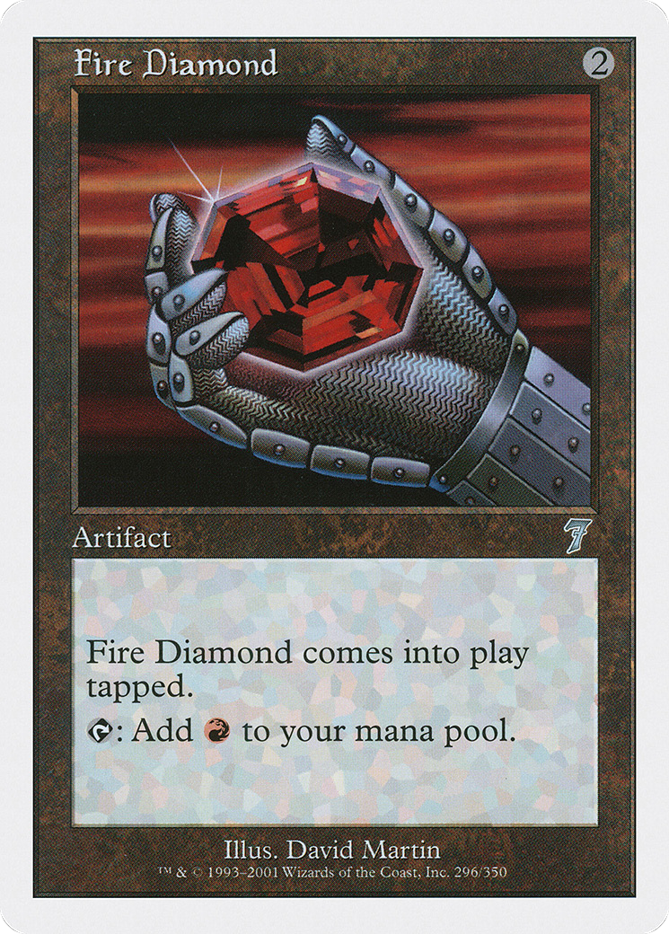 Fire Diamond (7ED-296) - Seventh Edition - Premium MTG Single from Wizards of the Coast - Just $0.48! Shop now at Game Crave Tournament Store