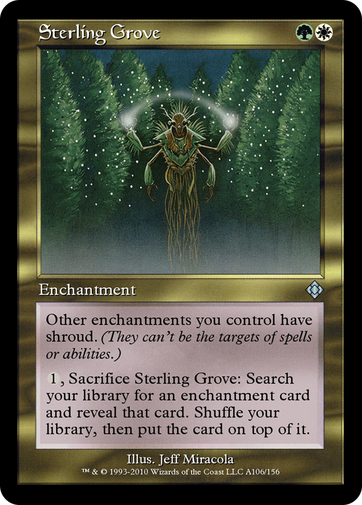 Sterling Grove (TD0-A106) - Magic Online Theme Decks - Premium MTG Single from Wizards of the Coast - Just $0! Shop now at Game Crave Tournament Store