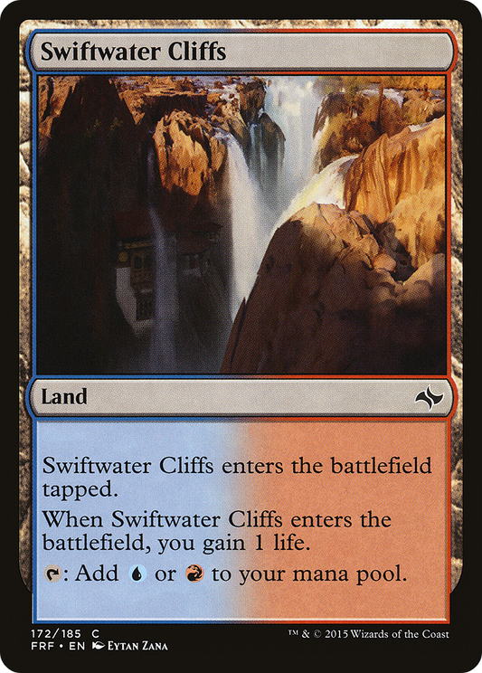 Swiftwater Cliffs (FRF-172) - Fate Reforged - Premium MTG Single from Wizards of the Coast - Just $0.25! Shop now at Game Crave Tournament Store