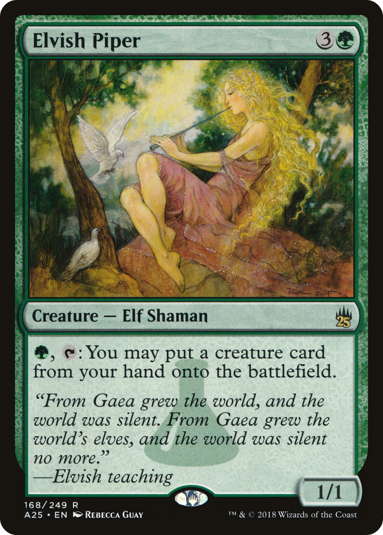 Elvish Piper (A25-168) - Masters 25 - Premium MTG Single from Wizards of the Coast - Just $0.51! Shop now at Game Crave Tournament Store
