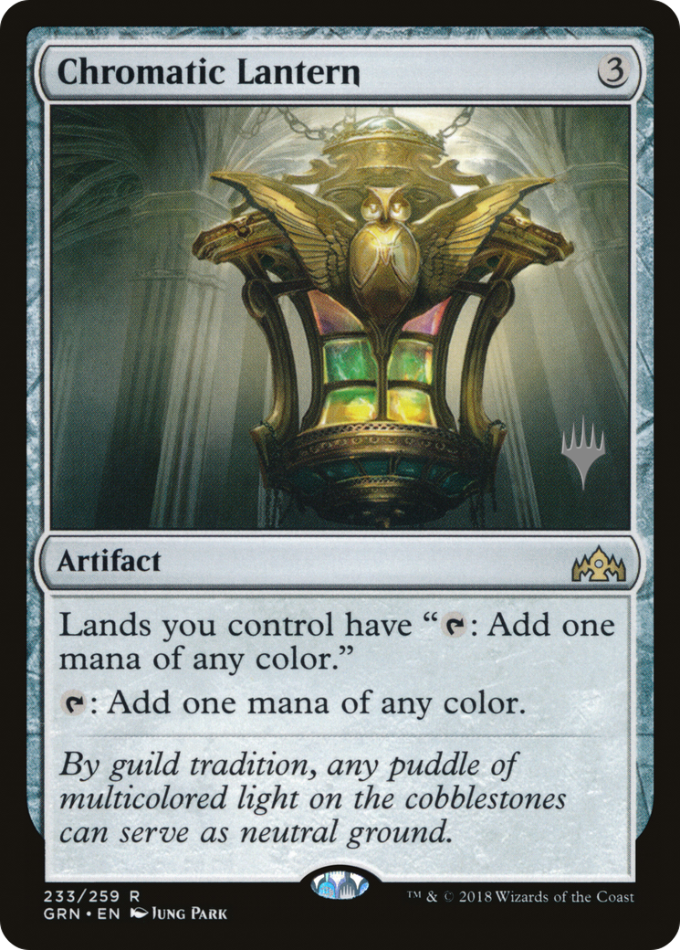 Chromatic Lantern (PGRN-233P) - Guilds of Ravnica Promos Foil - Premium MTG Single from Wizards of the Coast - Just $0.98! Shop now at Game Crave Tournament Store
