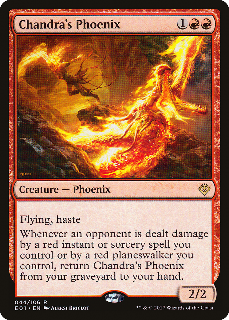 Chandra's Phoenix (E01-044) - Archenemy: Nicol Bolas - Premium MTG Single from Wizards of the Coast - Just $0.08! Shop now at Game Crave Tournament Store