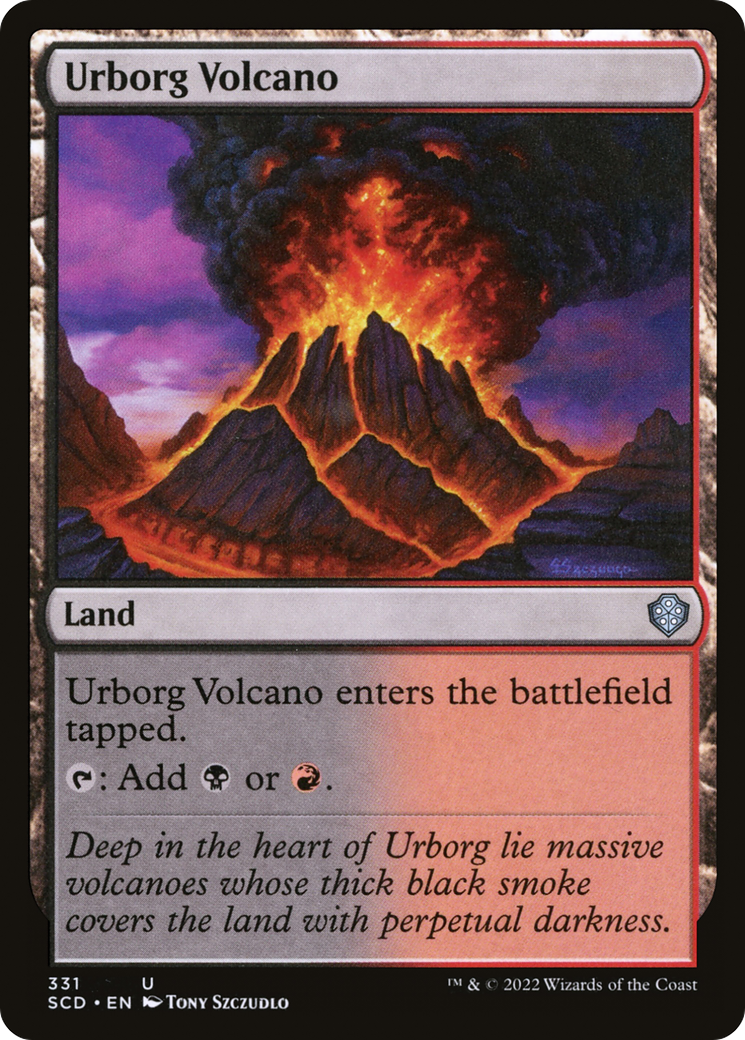 Urborg Volcano (SCD-331) - Starter Commander Decks - Premium MTG Single from Wizards of the Coast - Just $0.08! Shop now at Game Crave Tournament Store