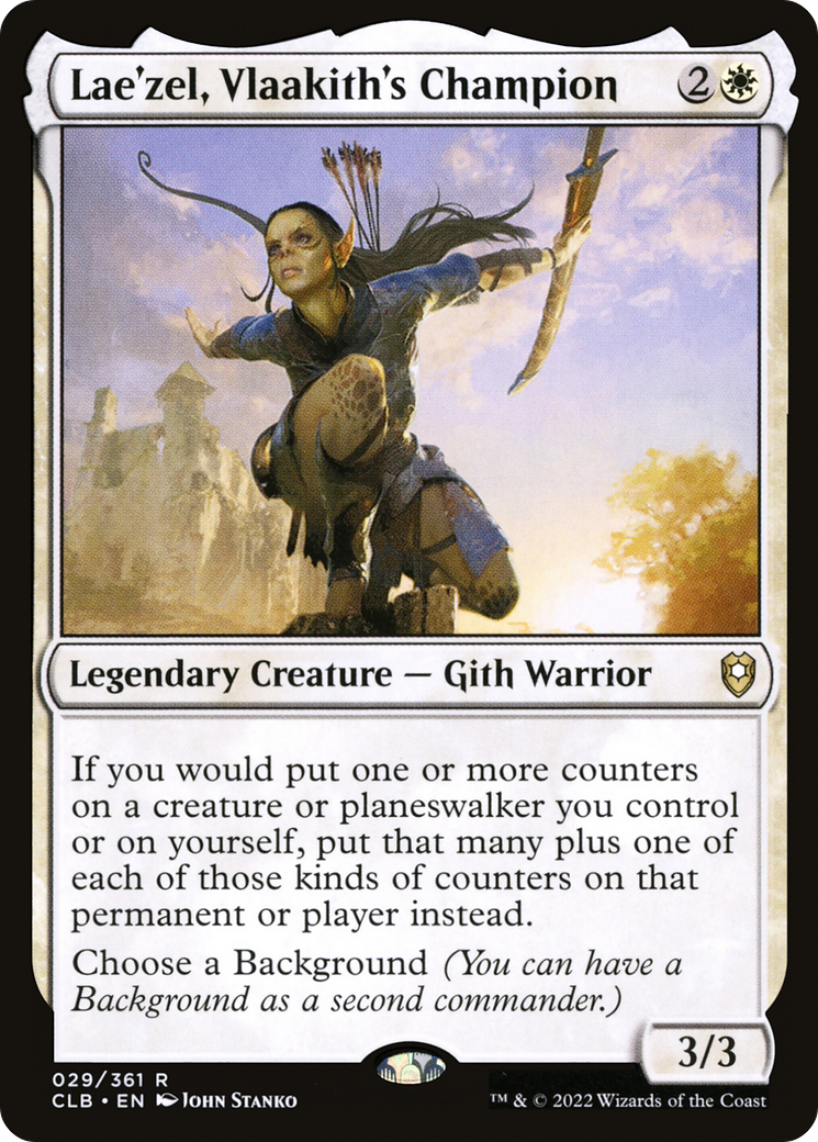 Lae'zel, Vlaakith's Champion (CLB-029) - Commander Legends: Battle for Baldur's Gate - Premium MTG Single from Wizards of the Coast - Just $0.35! Shop now at Game Crave Tournament Store