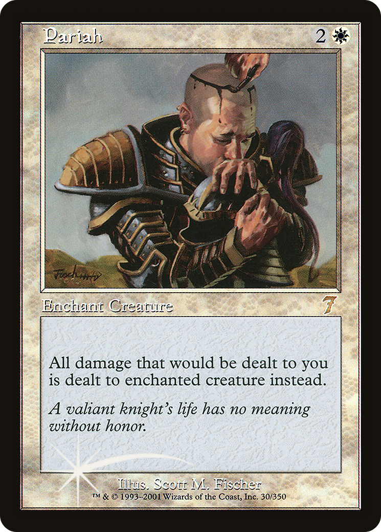Pariah (7ED-30★) - Seventh Edition Foil - Premium MTG Single from Wizards of the Coast - Just $10.08! Shop now at Game Crave Tournament Store
