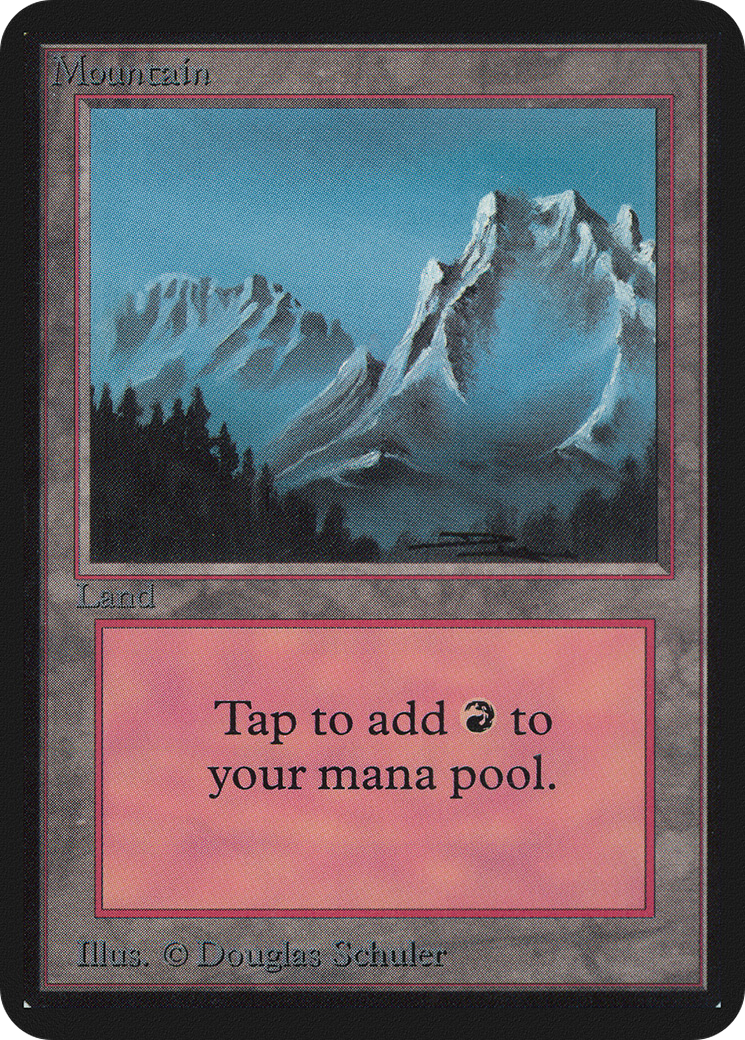 Mountain (LEA-293) - Limited Edition Alpha - Premium MTG Single from Wizards of the Coast - Just $12.78! Shop now at Game Crave Tournament Store