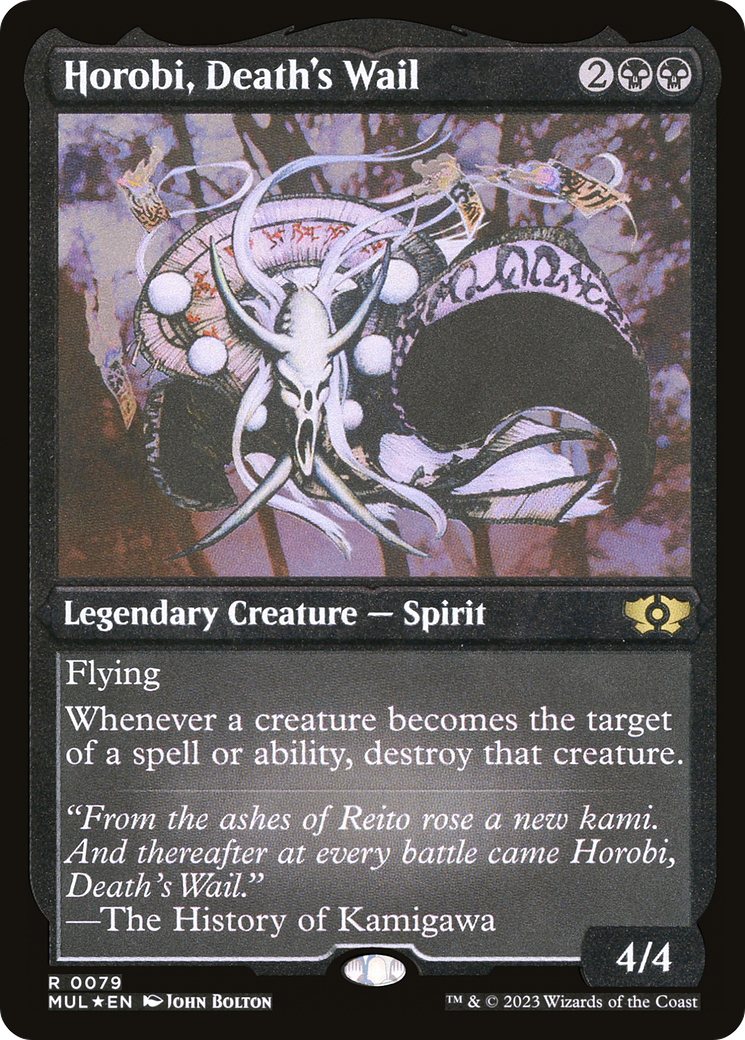 Horobi, Death's Wail (MUL-079) - Multiverse Legends Etched Foil - Premium MTG Single from Wizards of the Coast - Just $0.11! Shop now at Game Crave Tournament Store