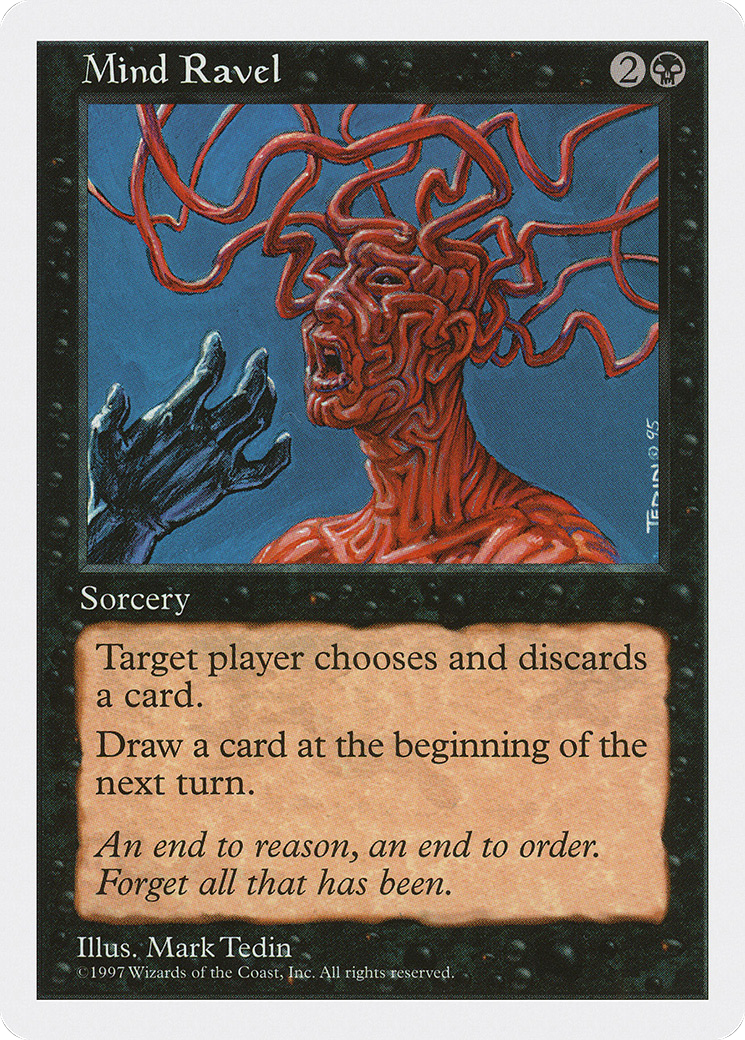 Mind Ravel (5ED-176) - Fifth Edition - Premium MTG Single from Wizards of the Coast - Just $0.08! Shop now at Game Crave Tournament Store