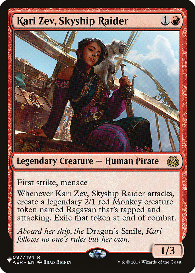 Kari Zev, Skyship Raider (PLIST-426) - The List - Premium MTG Single from Wizards of the Coast - Just $0.12! Shop now at Game Crave Tournament Store