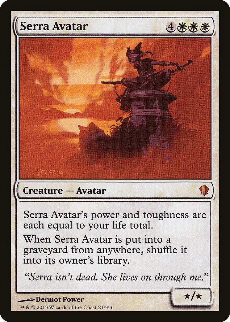 Serra Avatar (C13-021) - Commander 2013 - Premium MTG Single from Wizards of the Coast - Just $0.08! Shop now at Game Crave Tournament Store