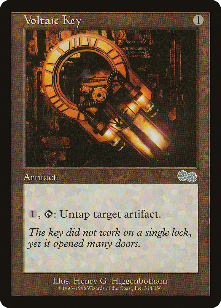 Voltaic Key (USG-314) - Urza's Saga - Premium MTG Single from Wizards of the Coast - Just $1.51! Shop now at Game Crave Tournament Store