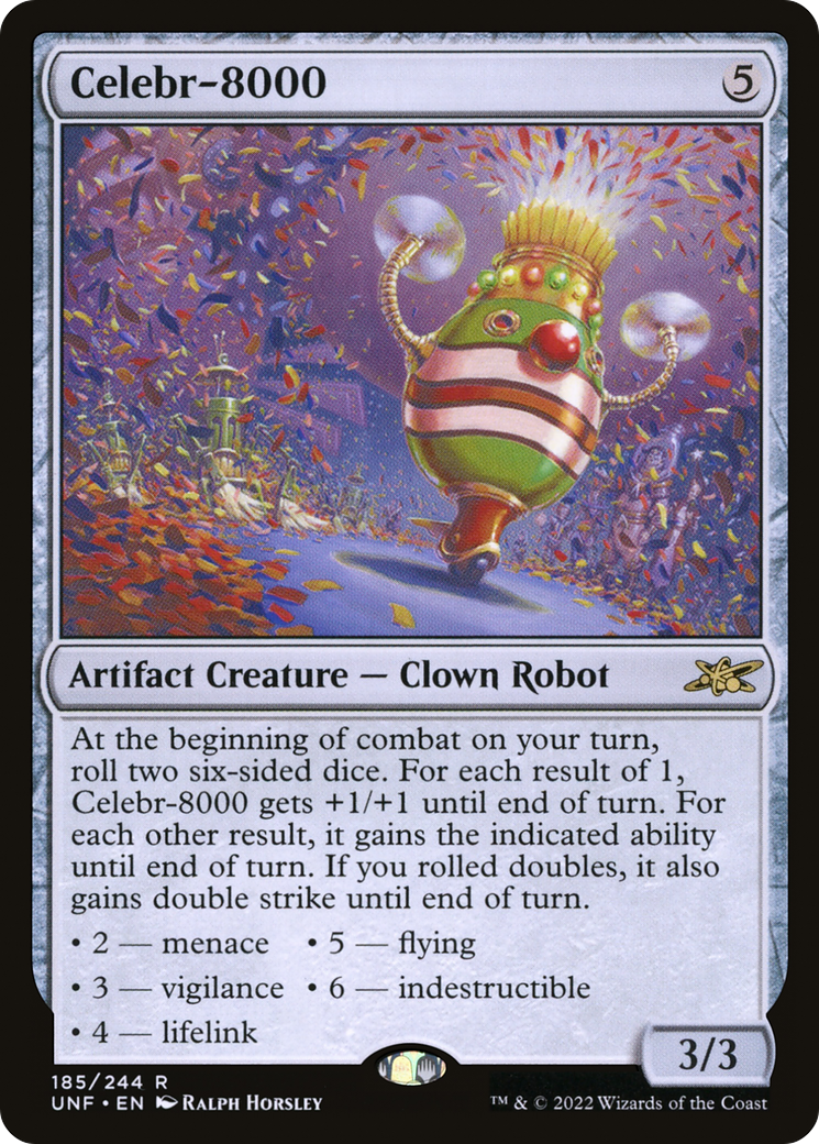 Celebr-8000 (UNF-185) - Unfinity Foil - Premium MTG Single from Wizards of the Coast - Just $0.26! Shop now at Game Crave Tournament Store