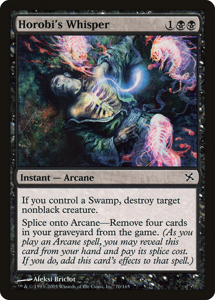 Horobi's Whisper (BOK-070) - Betrayers of Kamigawa Foil - Premium MTG Single from Wizards of the Coast - Just $0.09! Shop now at Game Crave Tournament Store