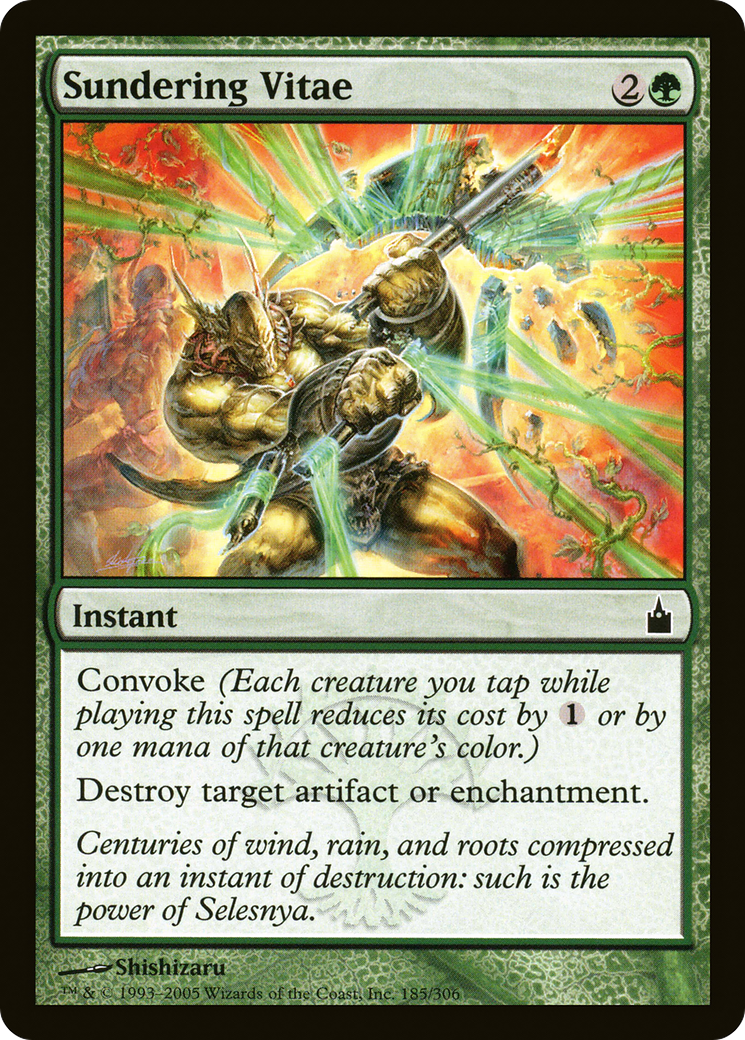 Sundering Vitae (RAV-185) - Ravnica: City of Guilds - Premium MTG Single from Wizards of the Coast - Just $0.08! Shop now at Game Crave Tournament Store
